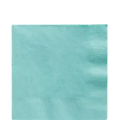 Robin's Egg Blue Paper Tableware Kit For 50 Guests 12 Robin's Egg Blue Paper Tableware Kit For 50 Guests -Party Themes Sales C756782 robins egg blue 03