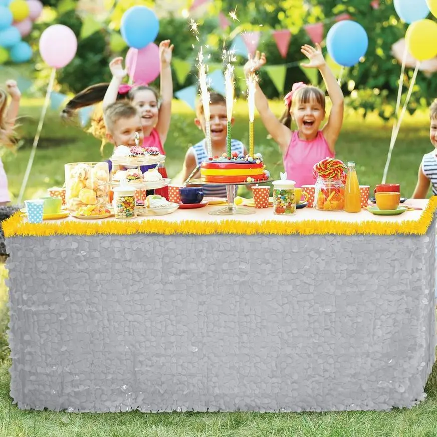 Yellow Twisted Fringe Garland 4 Yellow Twisted Fringe Garland - Image 2