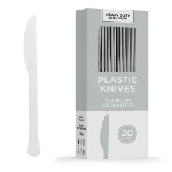 Party City Silver Tableware Kit For 20 Guests -Party Themes Sales C866276 silver 09