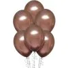 6ct, 11in, Rose Copper Metallic Chrome Satin Luxe Latex Balloons 1 6ct, 11in, Rose Copper Metallic Chrome Satin Luxe Latex Balloons -Party Themes Sales C909872 rose gold