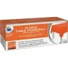 Orange Plastic Table Cover Roll With Slide Cutter, 54in X 126ft -Party Themes Sales C924448 orange