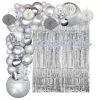Metallic Silver Photo Booth Backdrop Kit -Party Themes Sales C949843 silver