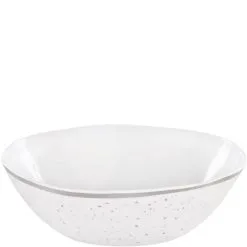 Silver Speckled Melamine Serveware Kit, 3pc -Party Themes Sales C964873 silver 02