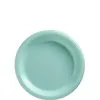 Robin's Egg Blue Plastic Dessert Plates 20ct -Party Themes Sales CN262802 robins egg blue 2020 20Standard
