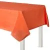Orange Flannel-Backed Vinyl Tablecloth, 54in X 108in -Party Themes Sales CN439697 orange 5420 20Standard
