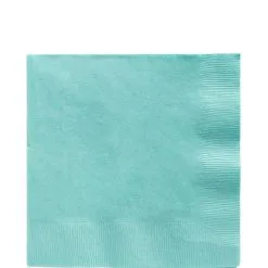 Robin's Egg Blue Paper Tableware Kit For 20 Guests -Party Themes Sales CN866280 robins egg blue 2020 20Standard 04