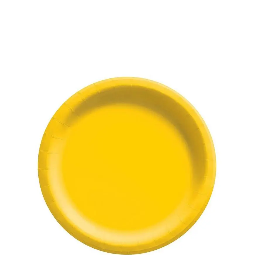 Sunshine Yellow Paper Tableware Kit For 20 Guests 4 Sunshine Yellow Paper Tableware Kit For 20 Guests - Image 2