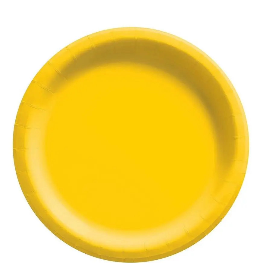 Sunshine Yellow Paper Tableware Kit For 20 Guests 5 Sunshine Yellow Paper Tableware Kit For 20 Guests - Image 3