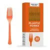 Orange Heavy-Duty Plastic Forks, 20ct -Party Themes Sales CN919690 orange 2020 20Standard