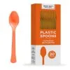 Orange Heavy-Duty Plastic Spoons, 20ct -Party Themes Sales CN919708 orange 2020 20Standard