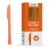 Orange Heavy-Duty Plastic Knives, 20ct -Party Themes Sales CN919726 orange 2020 20Standard