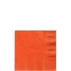 Orange Paper Beverage Napkins, 5in, 40ct -Party Themes Sales CN920015 orange 4020 20Standard