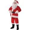 Adult Plush Santa Suit, 10pc -Party Themes Sales P177993