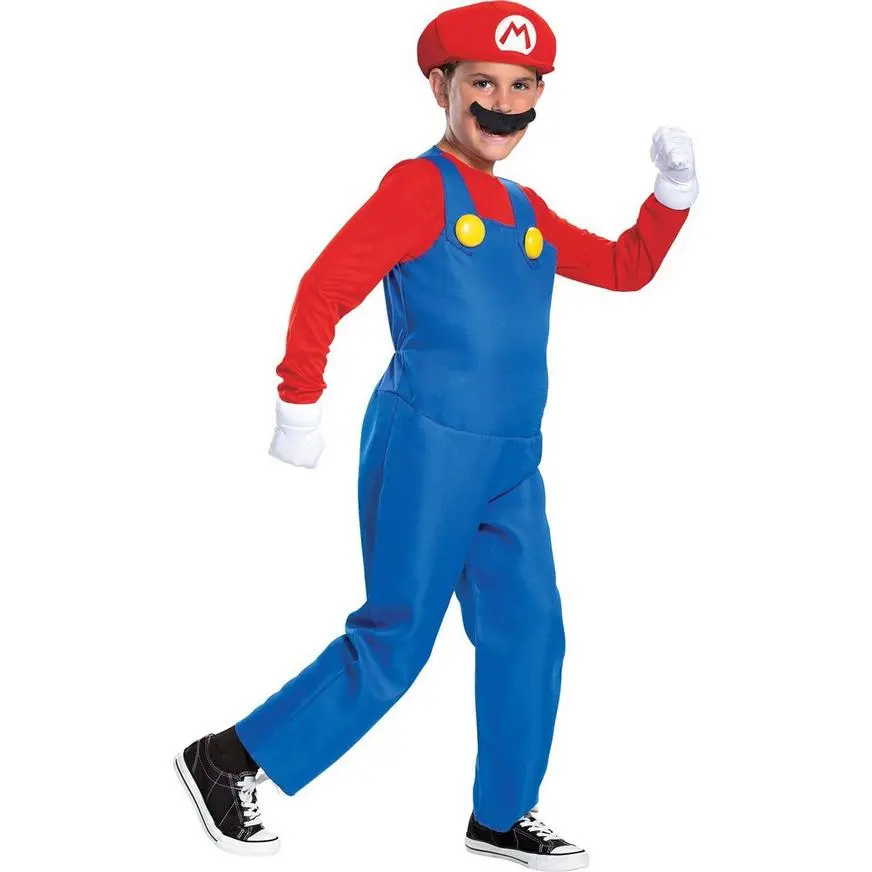 Boys Mario Costume Deluxe - Super Mario Brothers 3 Boys Mario Costume Deluxe - Super Mario Brothers