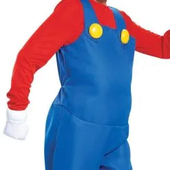 Boys Mario Costume Deluxe - Super Mario Brothers 8 Boys Mario Costume Deluxe - Super Mario Brothers -Party Themes Sales P321731 02