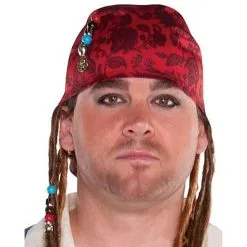 Adult Jack Sparrow Pirate Costume Plus Size -Party Themes Sales P485392 03