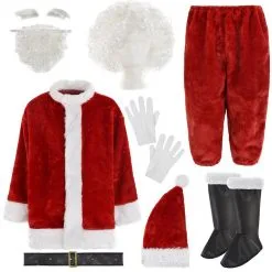 Adult Royal Santa Suit, 12pc -Party Themes Sales P543679 01