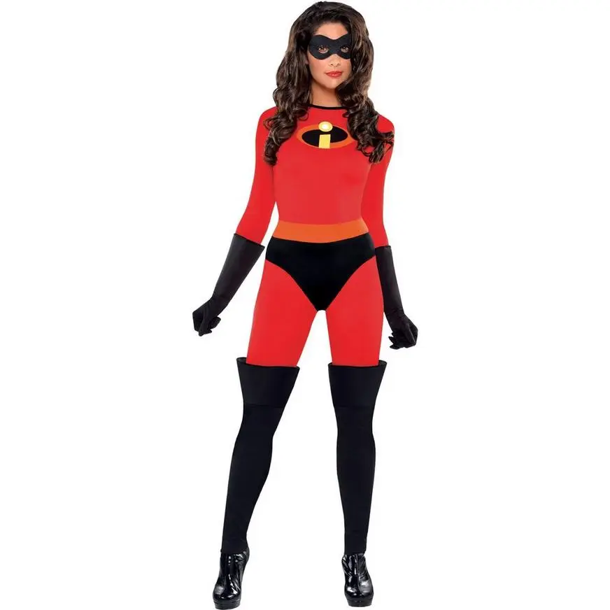 Adult Mrs. Incredible Deluxe Costume - The Incredibles 3 Adult Mrs. Incredible Deluxe Costume - The Incredibles