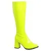 Adult Neon Yellow Go-Go Boots -Party Themes Sales P599096
