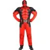 Adult Deadpool Muscle Costume Plus Size -Party Themes Sales P686924