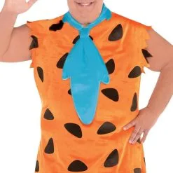 Adult Fred Flintstone Costume Plus Size - The Flintstones -Party Themes Sales P688246 02
