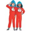 Child Thing 1 & Thing 2 One Piece Costume - Dr. Seuss -Party Themes Sales P732790