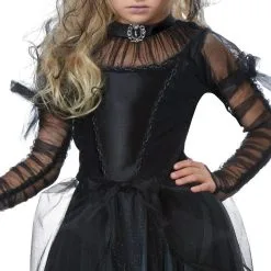 Girls Dark Princess Costume -Party Themes Sales P756868 02