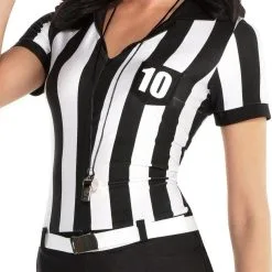 Womens Sexy Umpire Costume -Party Themes Sales P789177 02