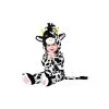 Baby Mini Moo Cow Costume -Party Themes Sales P789424