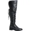 ELLIE SHOES INC Womens Tyra Black Pirate Boots -Party Themes Sales P794538