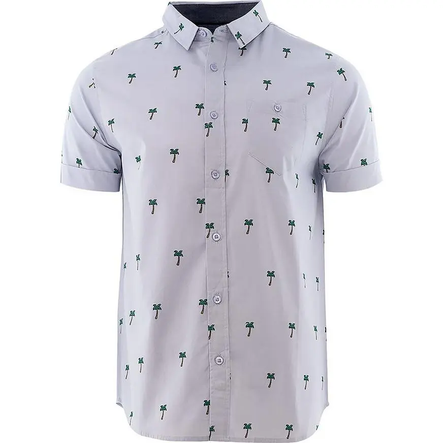 WHISPERING SMITH COMPANY LLC Mens Palm Tree Hawaiian Shirt 3 WHISPERING SMITH COMPANY LLC Mens Palm Tree Hawaiian Shirt