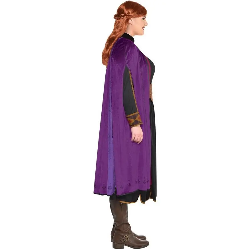 AMSCAN Adult Act 2 Anna Costume Plus Size - Frozen 2 4 AMSCAN Adult Act 2 Anna Costume Plus Size - Frozen 2 - Image 2