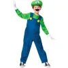 Disguise Limited Kids' Luigi Deluxe Costume - Super Mario Brothers -Party Themes Sales P842925