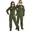 AMSCAN Maverick Flight Suit Costume For Kids - Top Gun 2 -Party Themes Sales P843007