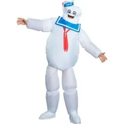 AMSCAN Adult Classic Inflatable Stay Puft Marshmallow Man Costume - Ghostbusters -Party Themes Sales P843022 03