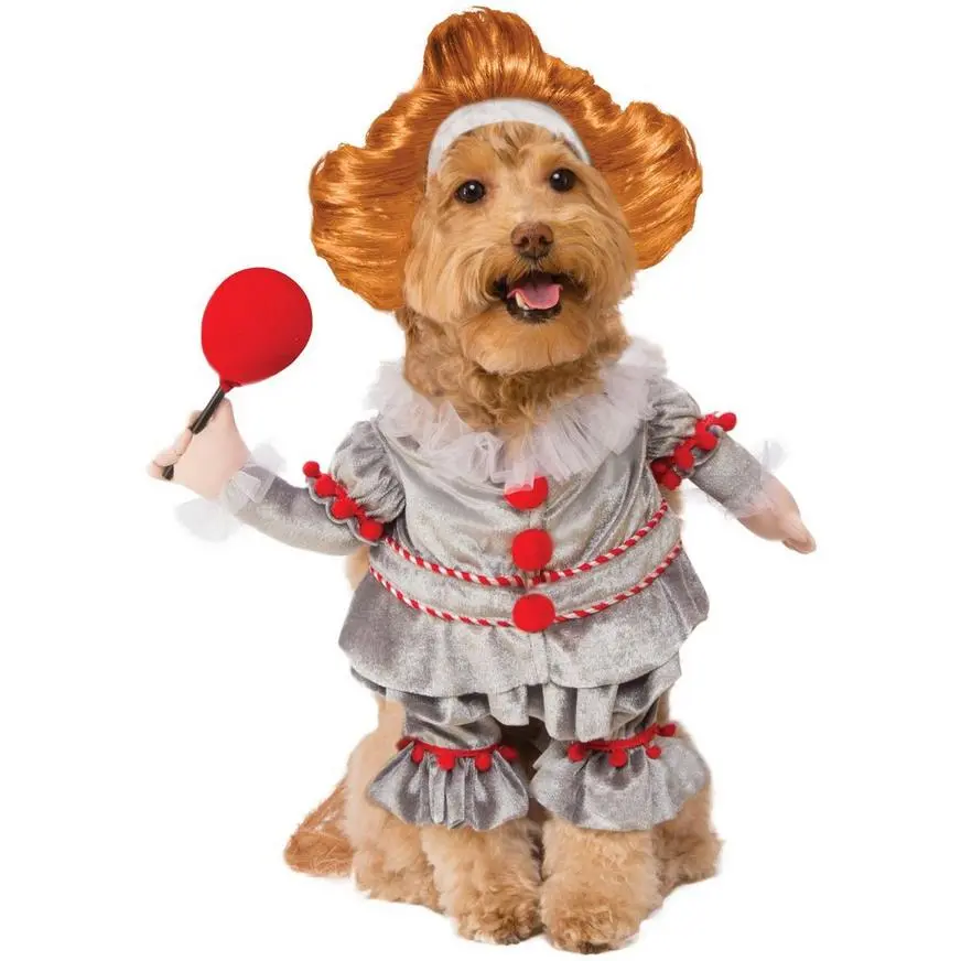 Walking Pennywise Dog Costume - It 3 Walking Pennywise Dog Costume - It