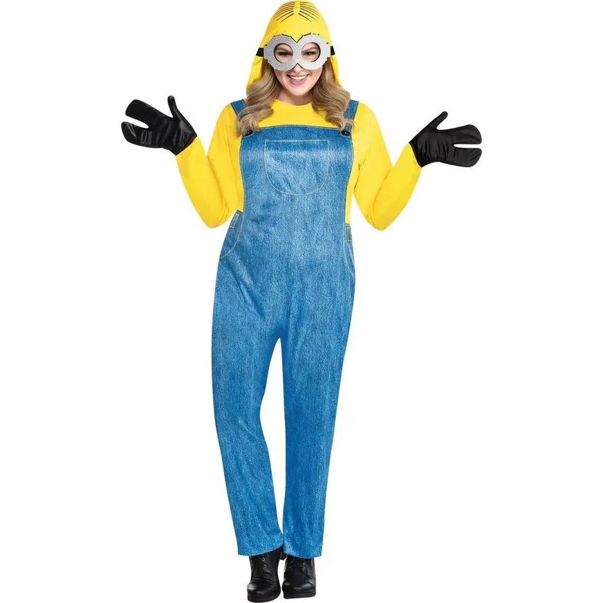 AMSCAN Womens' Minion Plus Size Deluxe Costume - Minions 2 3 AMSCAN Womens' Minion Plus Size Deluxe Costume - Minions 2