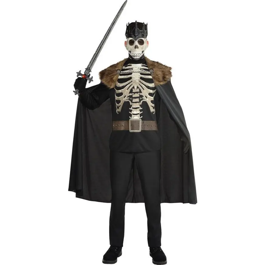 AMSCAN Adult Dark King Skeleton Costume 3 AMSCAN Adult Dark King Skeleton Costume