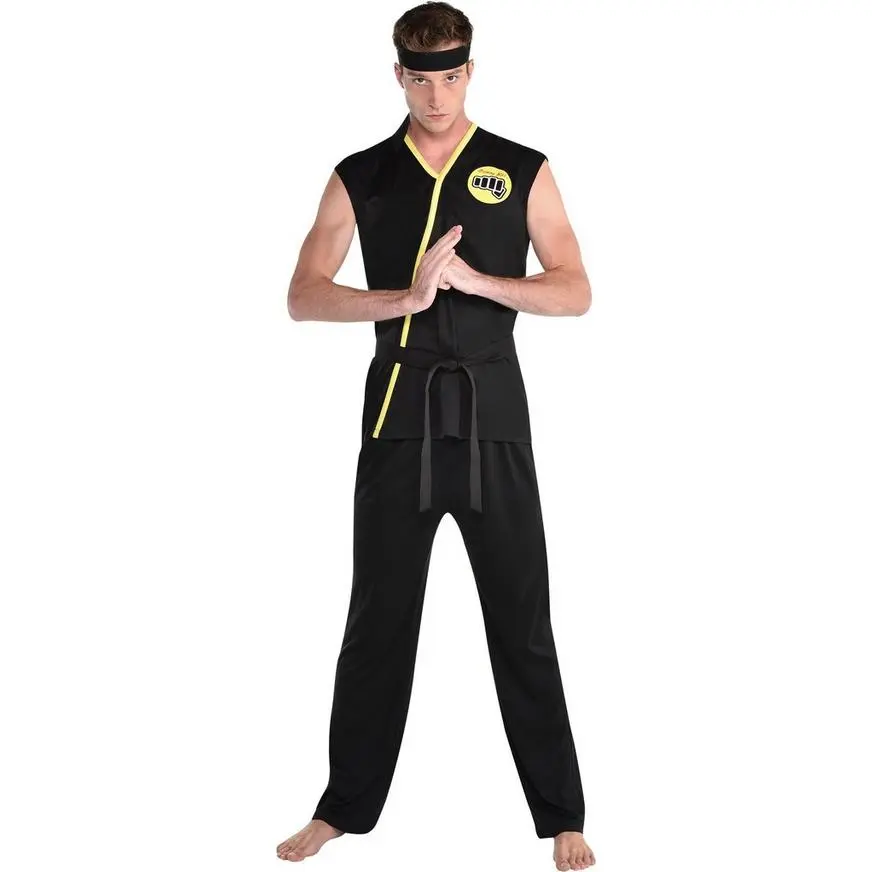 Adult Cobra Kai Costume 3 Adult Cobra Kai Costume