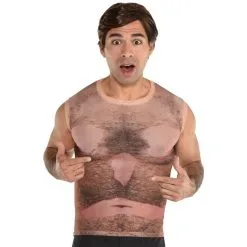 Adult Waxed Chest Hair Shirt - The 40-Year-Old Virgin