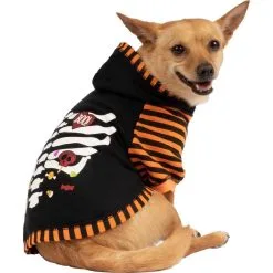Sweet To The Bone Halloween Dog Hoodie