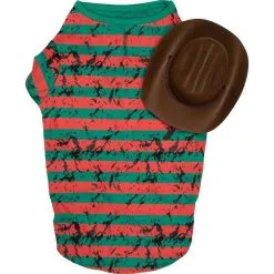 Freddy Krueger Dog Costume & Toy - A Nightmare On Elm Street -Party Themes Sales P890675 02