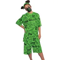 Disguise Adult Green Billie Eilish Costume -Party Themes Sales P899441 02