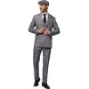 Opposuits Adult Gray 20s Gangster Costume