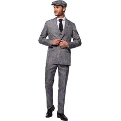 Opposuits Adult Gray 20s Gangster Costume