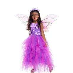 Jerry Leigh Kids' Light-Up Flower Fairy Deluxe Costume