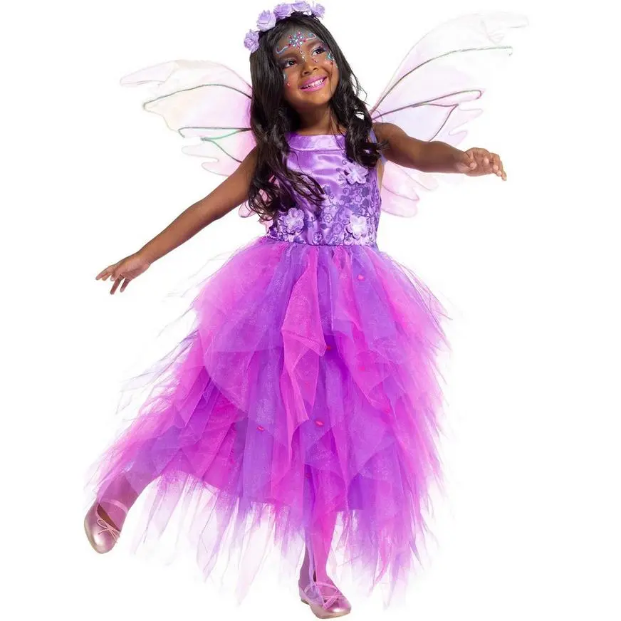 Jerry Leigh Kids' Light-Up Flower Fairy Deluxe Costume 6 Jerry Leigh Kids' Light-Up Flower Fairy Deluxe Costume - Image 4