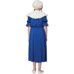 Kids' Blue & White Colonial Village Girl Costume Accessory Kit -Party Themes Sales P905649 01