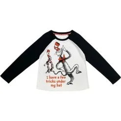 A Few Tricks Under My Hat Raglan Tee For Adults - Dr. Seuss
