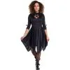 Adult Goth Witch Keyhole Dress 2 Adult Goth Witch Keyhole Dress -Party Themes Sales P909425